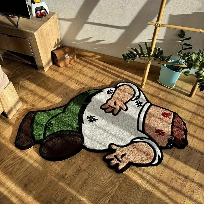 VIKAMA American-Style Cartoon Prone Figure Carpet.