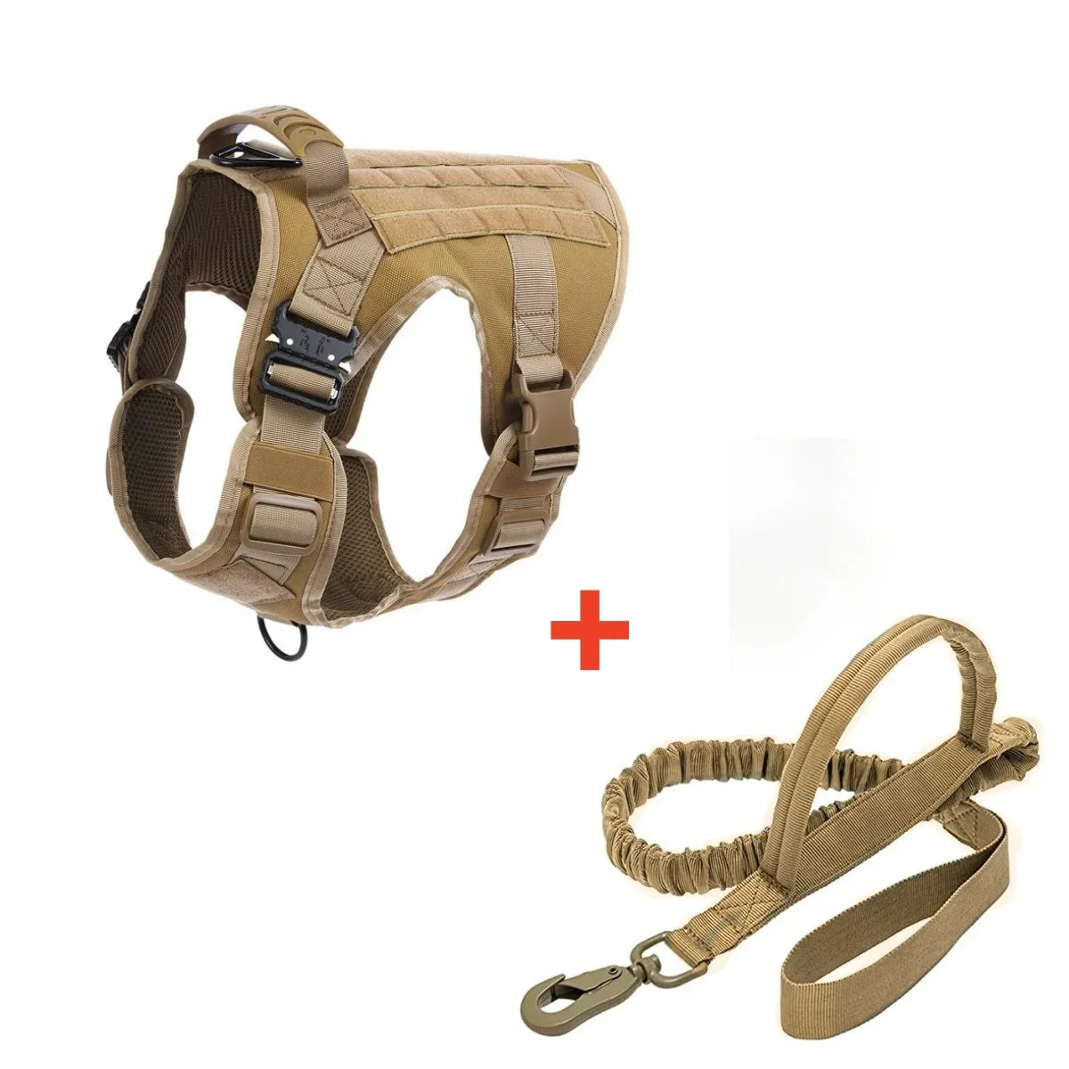 Tactical Military Vest Pet German Shepherd Golden Retriever Tactical Training Dog Harness and Leash Set For All Breeds Dogs