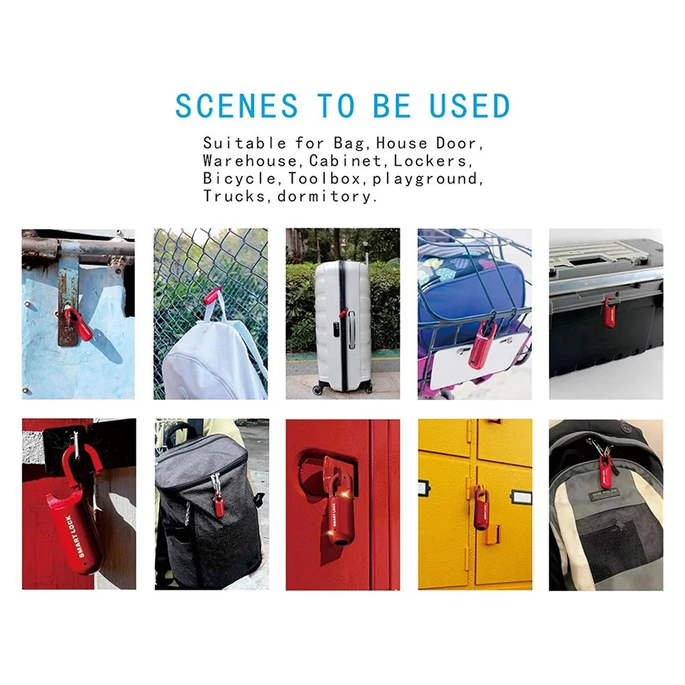 Locker Fingerprint Padlock Smart Keyless Lock
