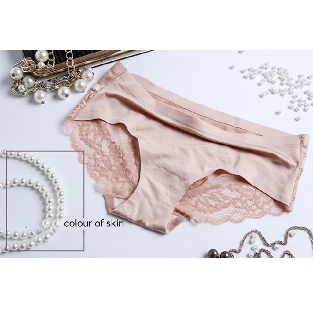 1/3/5/10 seamless women's hollow underwear, comfortable lace underwear, low waist women's underwear, soft women's underwear
