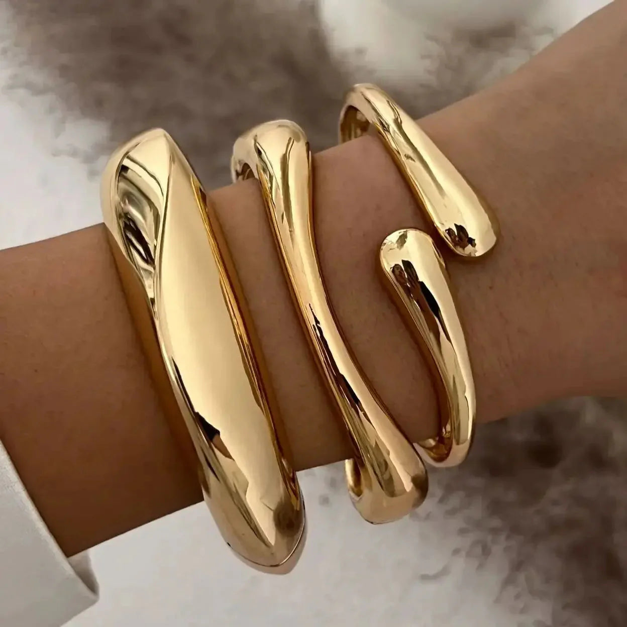 Geometric Spring Bangles Bracelet