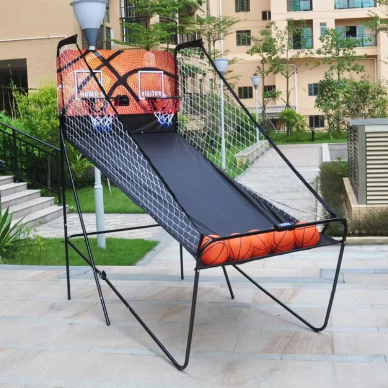 Electric Foldable Single Hoop Basketball Arcade Shooting Game Machine