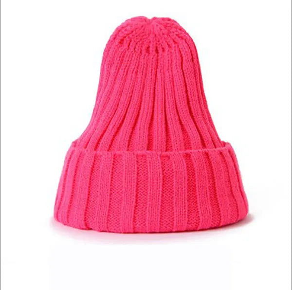 Unisex Hat Cotton Blends Solid Warm Soft HIP HOP Knitted Hats Men Winter Caps Women's Skullies Beanies For Girl Wholesale шляпа