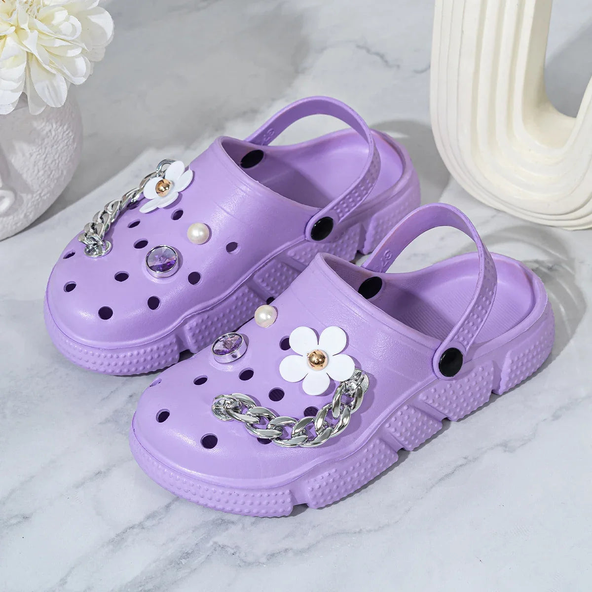 Lightweight Clog and Mules, EVA Garden Shoes, Non-Slip Sandals, Comfortable Slip-On Shoes for Indoor Outdoor, Beach Slippers 888