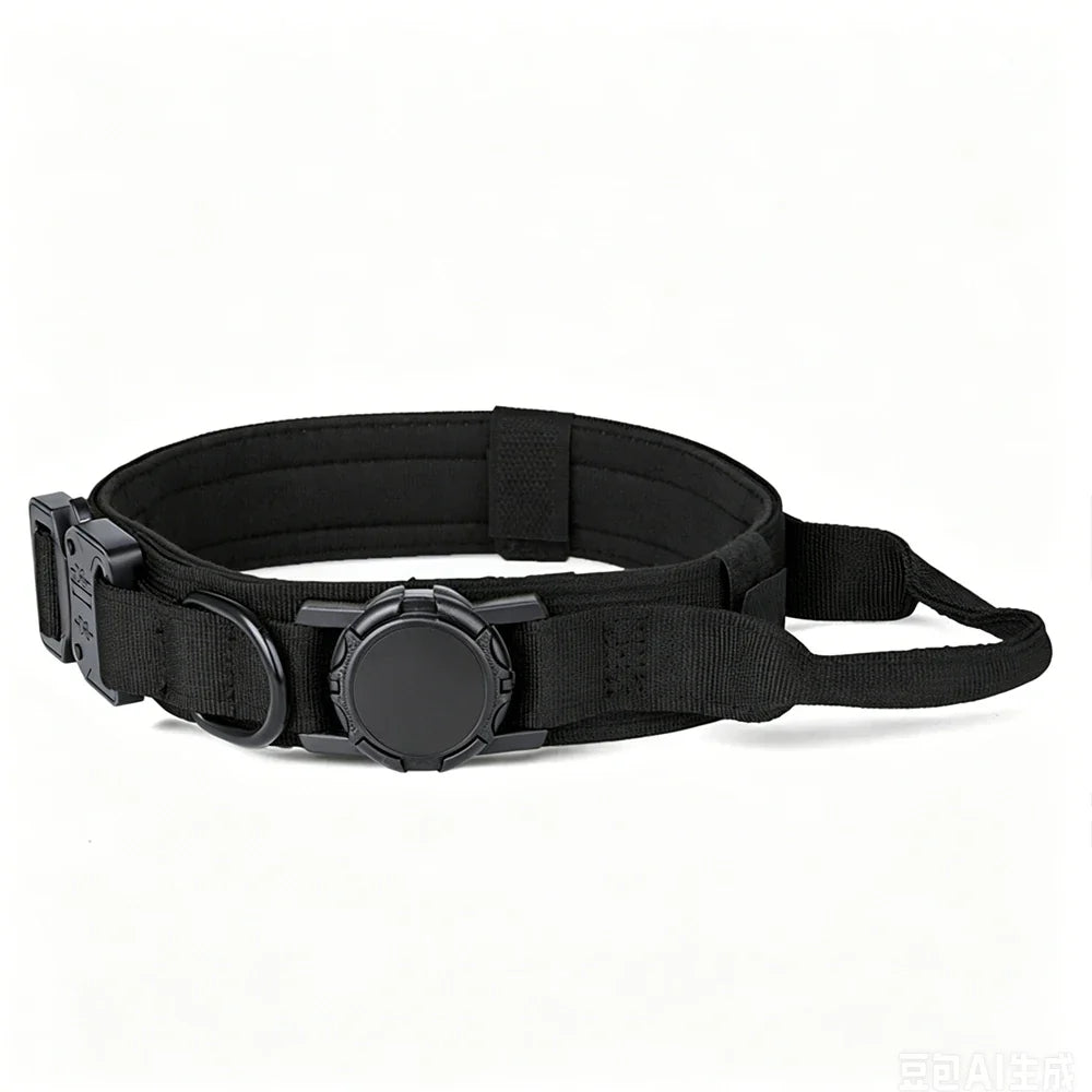 Adjustable Tactical Dog Collar Leash Harness for Medium Large Dogs Pet Accessories Durable Training Gear for German Shepherds