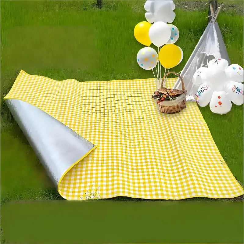 Camping Mat Waterproof Outdoor Sleeping Pad Beach Mat Picnic Blanket 2 Person Portable Foldable For Hiking Travel
