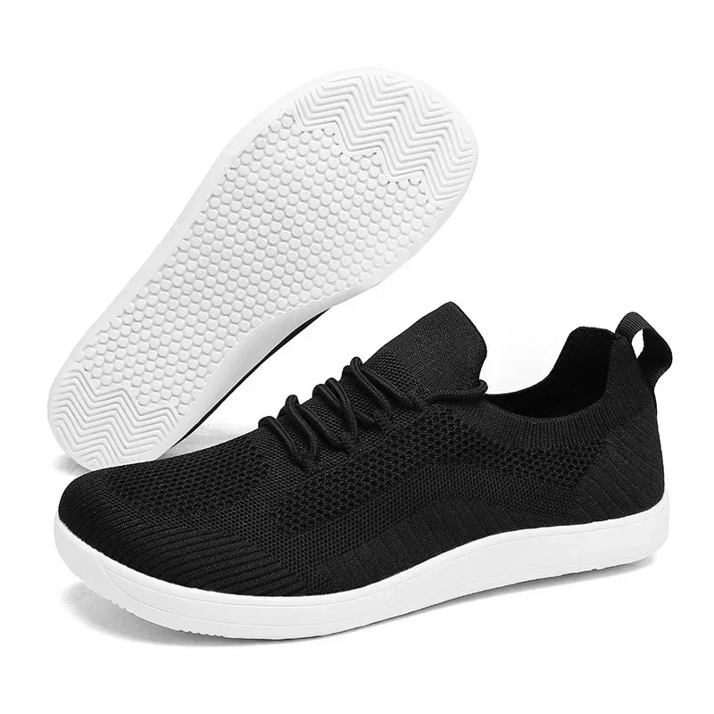 Men's Wide Toe Minimalist Sports Shoes Breathable and Comfortable Hiking Shoes Breathable Black Fitness Running Women's Shoes