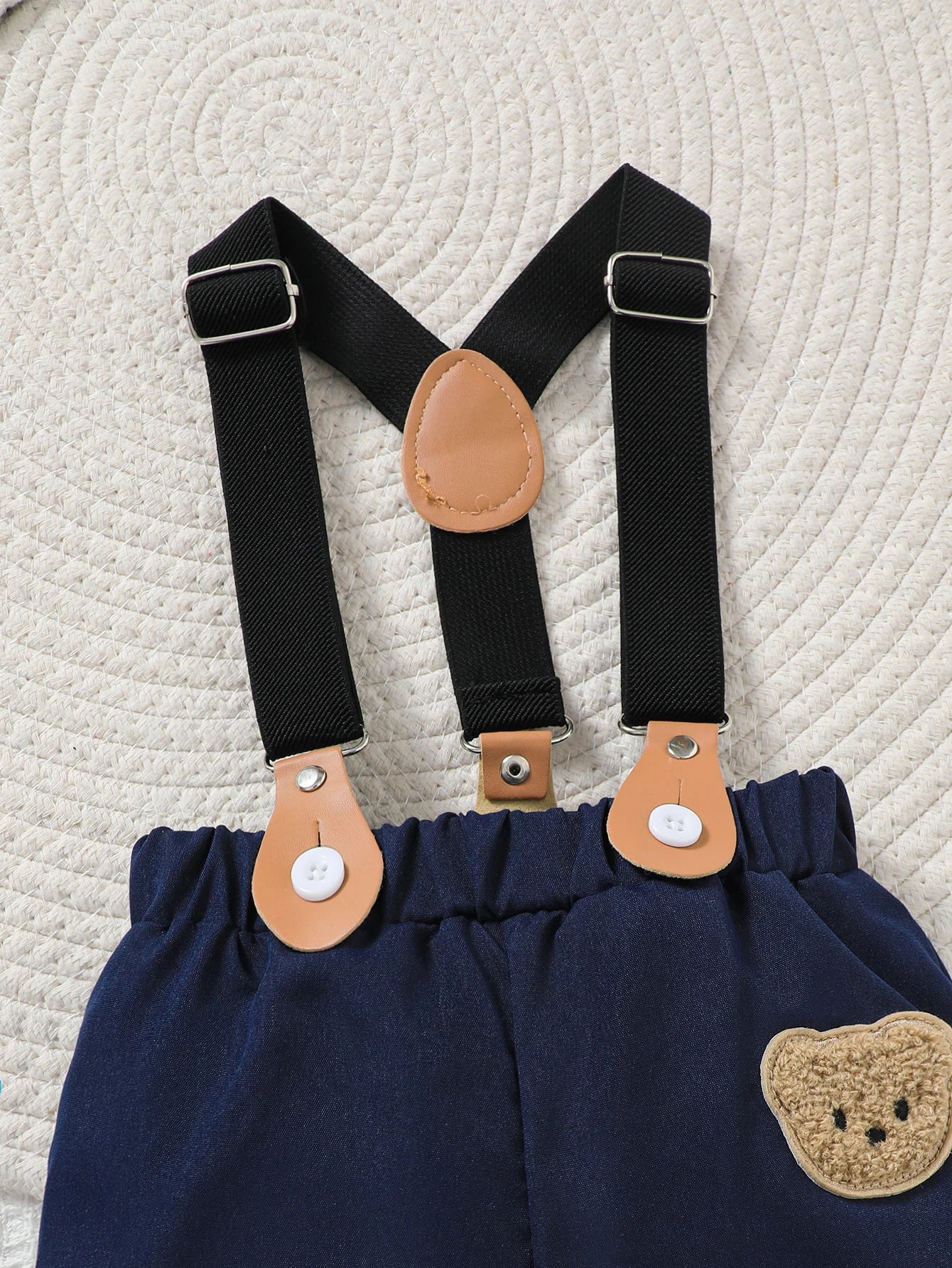 Baby Boy Spring Summer Outfit Set Cute Cartoon Letter Bear Print