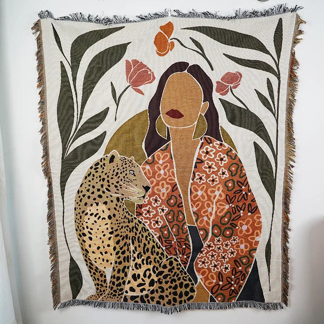 Nordic Sofa Blanket Cover Home Decor Sofa Towel Tarot Leisure Blanket Bedspread Outdoor Camping Picnic Mat Bohemian Tapestry Rug