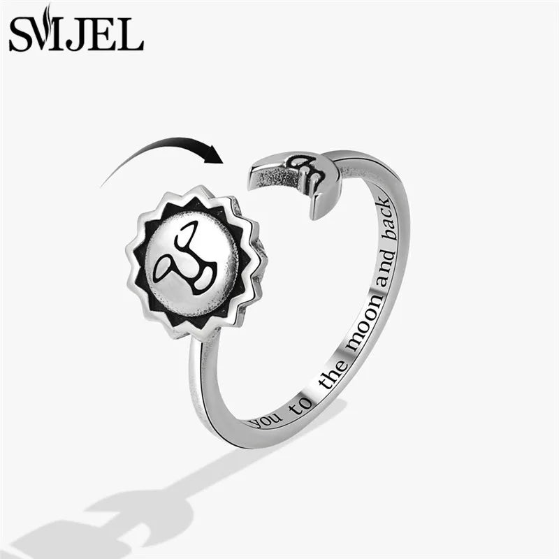 Vintage Dandelion Anxiety Ring Fidget Spinner Rings for Women Stackable Finger Ring Anti Stress Engagement Jewelry Rotate Gifts