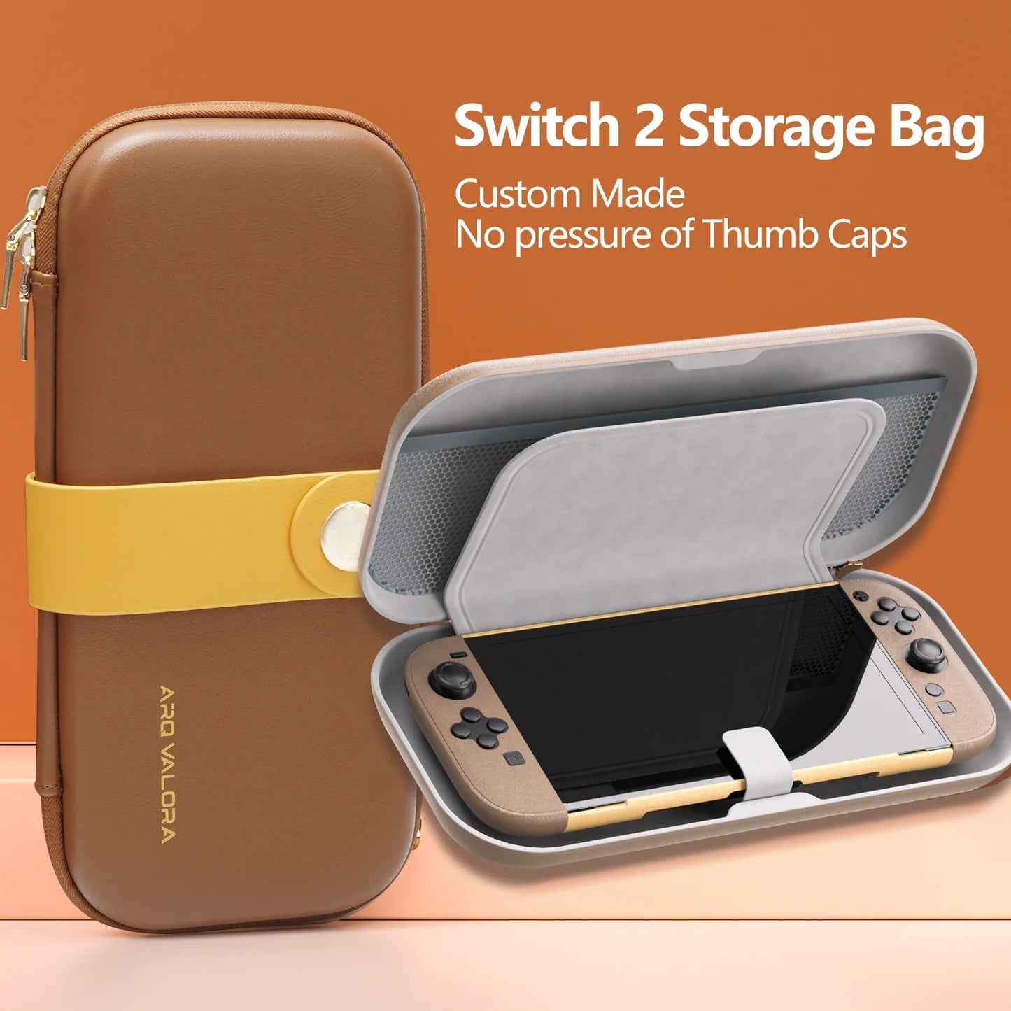 PU EVA Carrying Case Portable Storage Bag For Switch 2 NS2 Game Console Cartridge Pouch Box Travel Bag Shell for Switch 2 2025