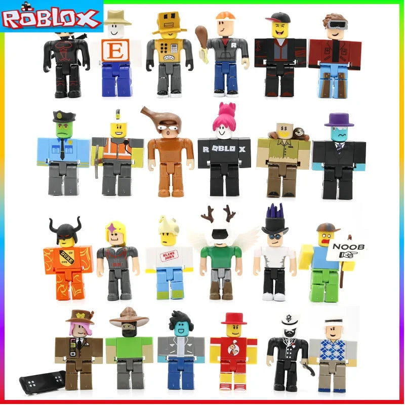 Roblox 24 Collectible Doll Series Virtual World Version 1-6 Building Blocks with Accessories Birthday Gift for Girls Kids Boys