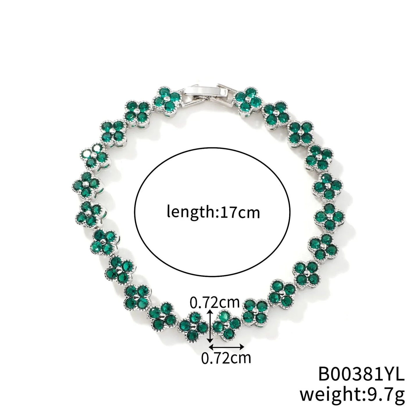 Flower Lucky Stainless Steel Bracelet