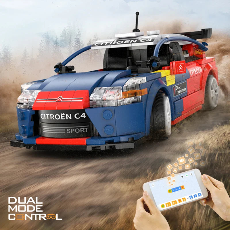 Cada Citroen WRC 2008 Champion Vehicle Building Blocks City Remote Control Racing Car RC Super Sports Car Bricks Toys Boys Gifts