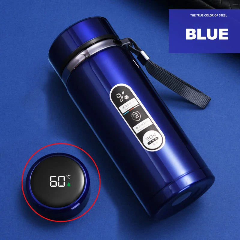 500ML-1Liter Stainless Steel ,Thermos Bottle with LED Temperature Display, Tea, Water Bottle, Portable Cups.