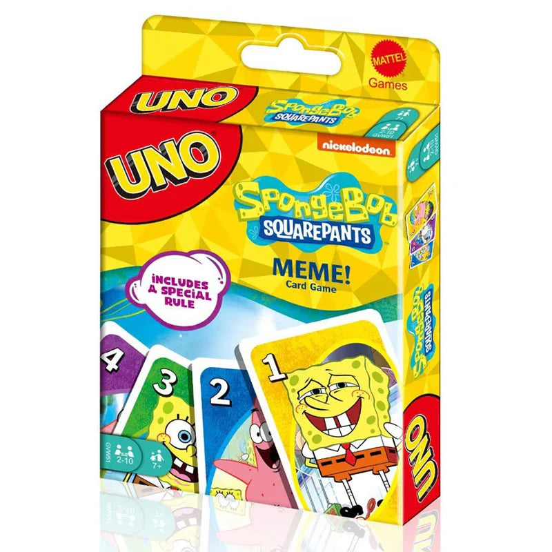 Mattel Games UNO FLIP Card Game for Family Night Featuring Tv Show Themed Graphics and a Special Rule for 2-10 Players