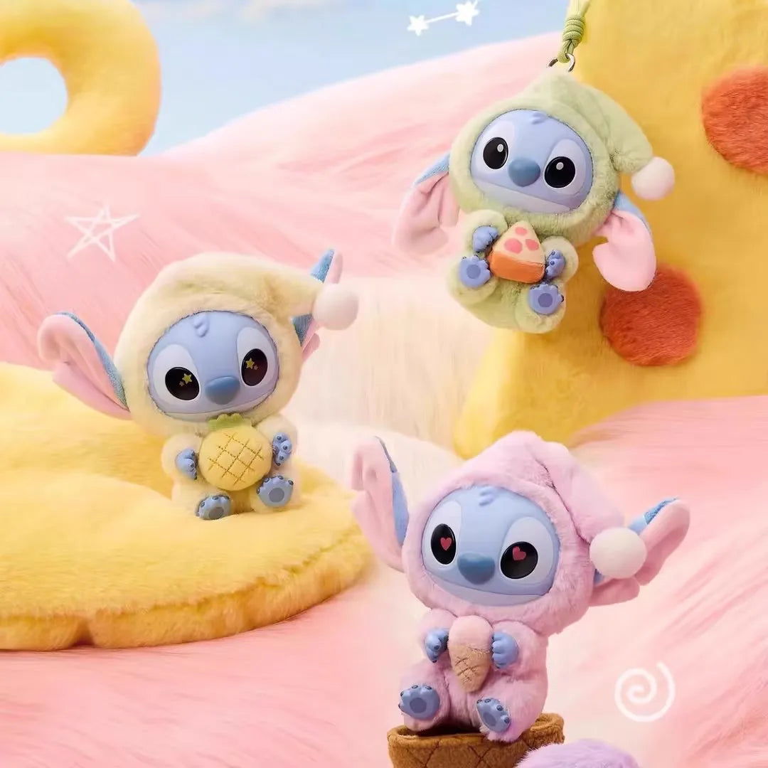 6PVCS Stitch Velvet Blind Box Cute Blind Box Plush Doll Alien Stitch Peripheral Blind Box Pendant
