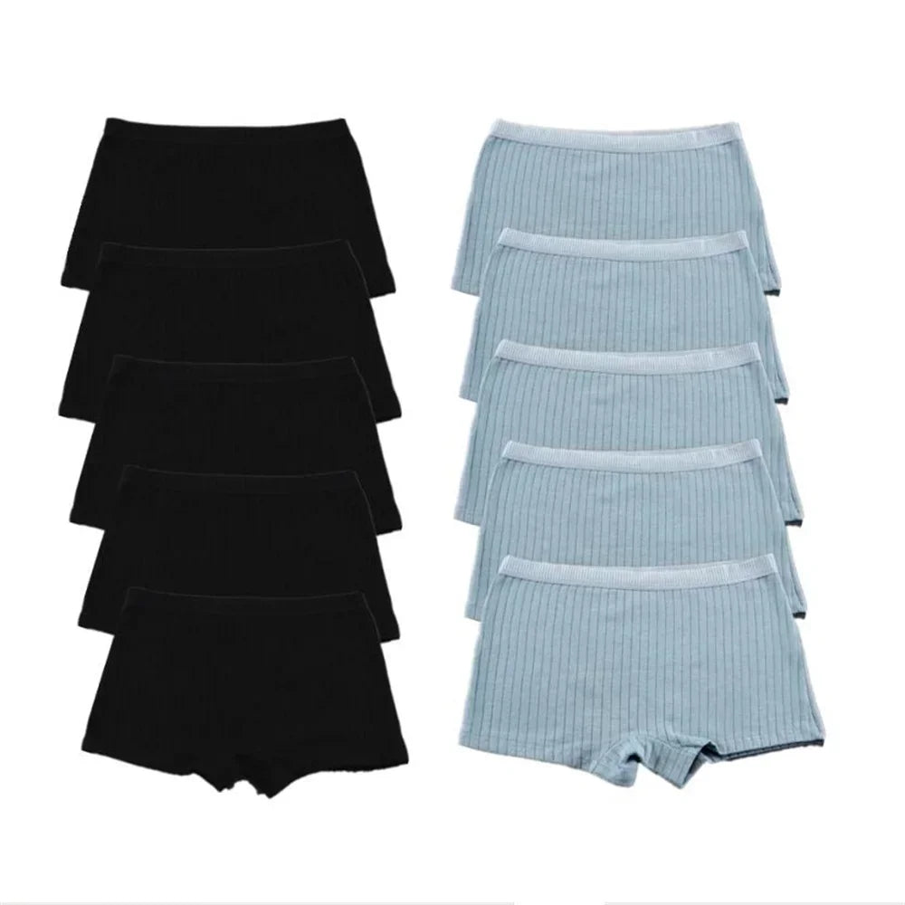 10PCS Fast Shipping M-XL 95% Cotton Boxer Shorts Women Sports Panties Yoga Panty for Female Underpants