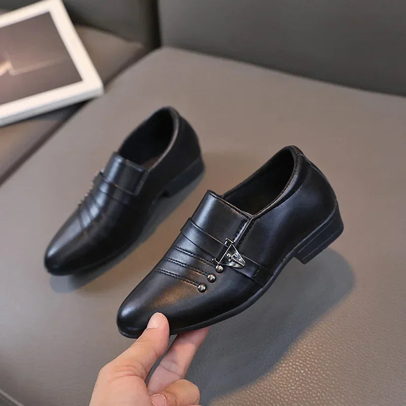 Spring, Autumn Shoes for Boys, Fashion Versatile Casual Slip-on  Shoes for School, Formal ,Performance.