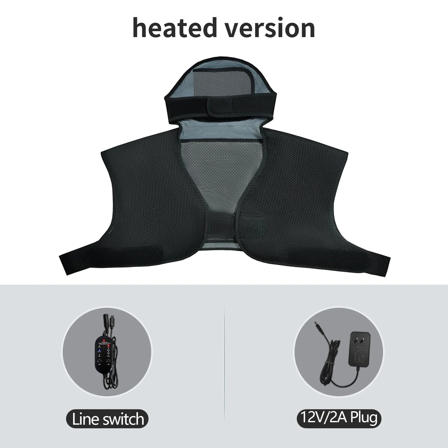 Electric Massage Wrap Neck Shoulder Back Pain Relief Heating Shawl Shoulder Vibration Massager Cold Weather Body Warmer Vest