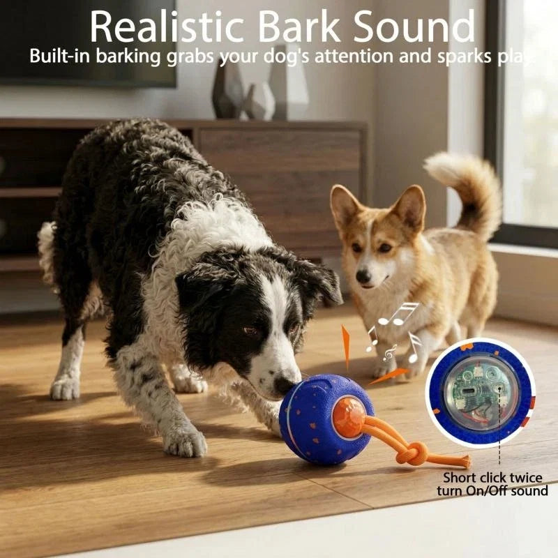 Rechargeable Automatic Rolling Ball Interactive Chase Toy for Dogs Cats Smart Pet Play Ball