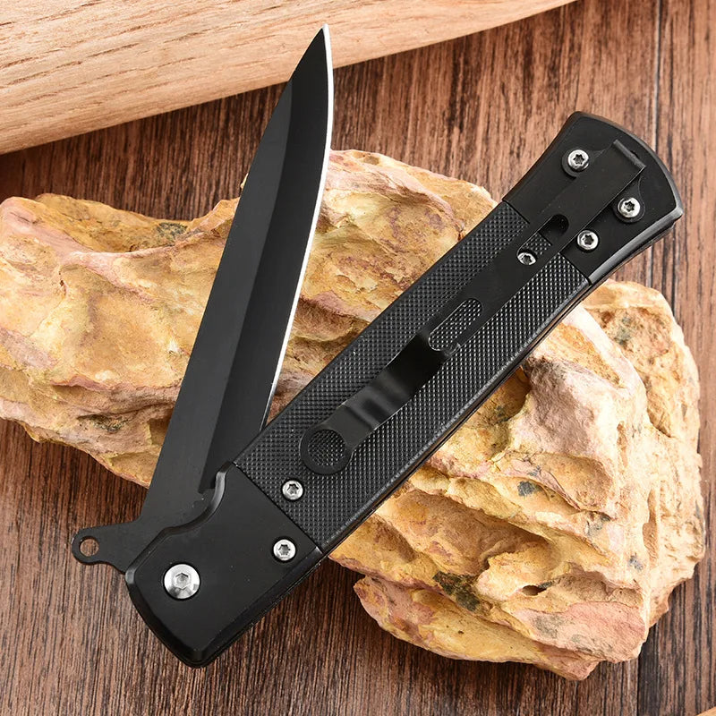 Outdoor Portable Folding Knife Stainless Steel High Hardness Multi-purpose Pocket Knife for Camping Hiking Survival EDC Tool
