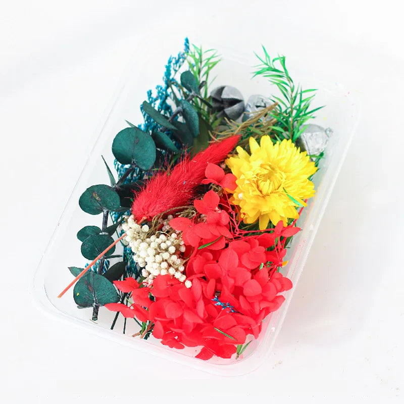 1Box Dried Flowers Dry Plants for Epoxy Resin Casting Mold DIY Aromatherapy Candle Molds Crafts Accessories