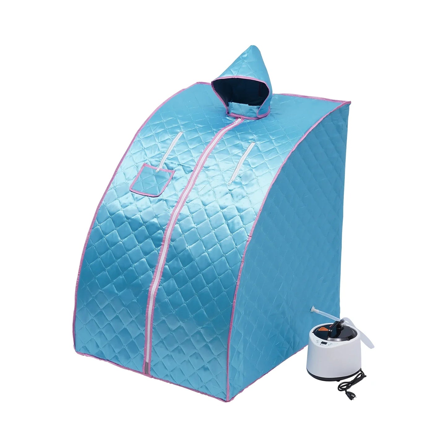 Lightweight Portable Personal Steam Sauna Spa for Relaxation at Home, 99 Minute Timer, 1000 Watt Steam Generator, Chair Included