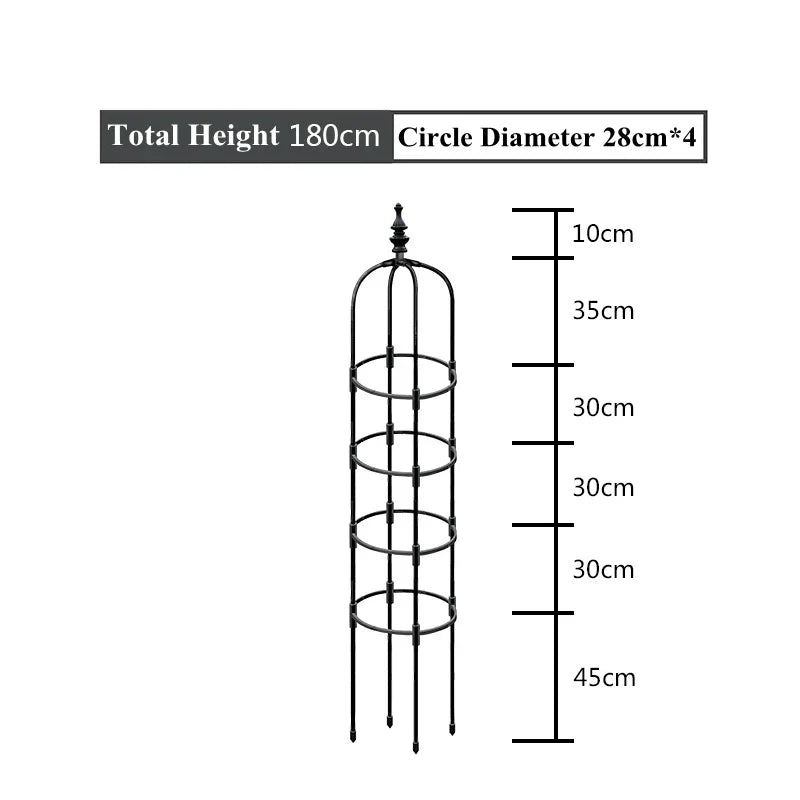 Plant Climbing Supporter Climbing Plant Support  Frame Outdoor Flower  Vines Pot Stand Garden Climbing Frame Indoor Floral Decor