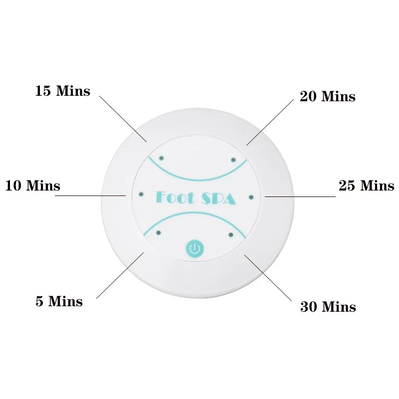 Detox Ionic Foot Spa Bath Machines Vibration Massage Care Arrays Aqua Healthy Therapy Deep Tissue Clean Foot Bath Spa Massager