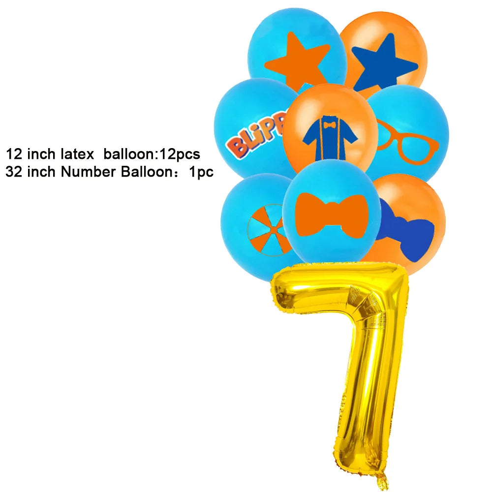Bli-Ppi-Toy English Teacher Theme Birthday Party Decorative Disposable Tableware Set Background Balloon Banner Baby Shower Gift