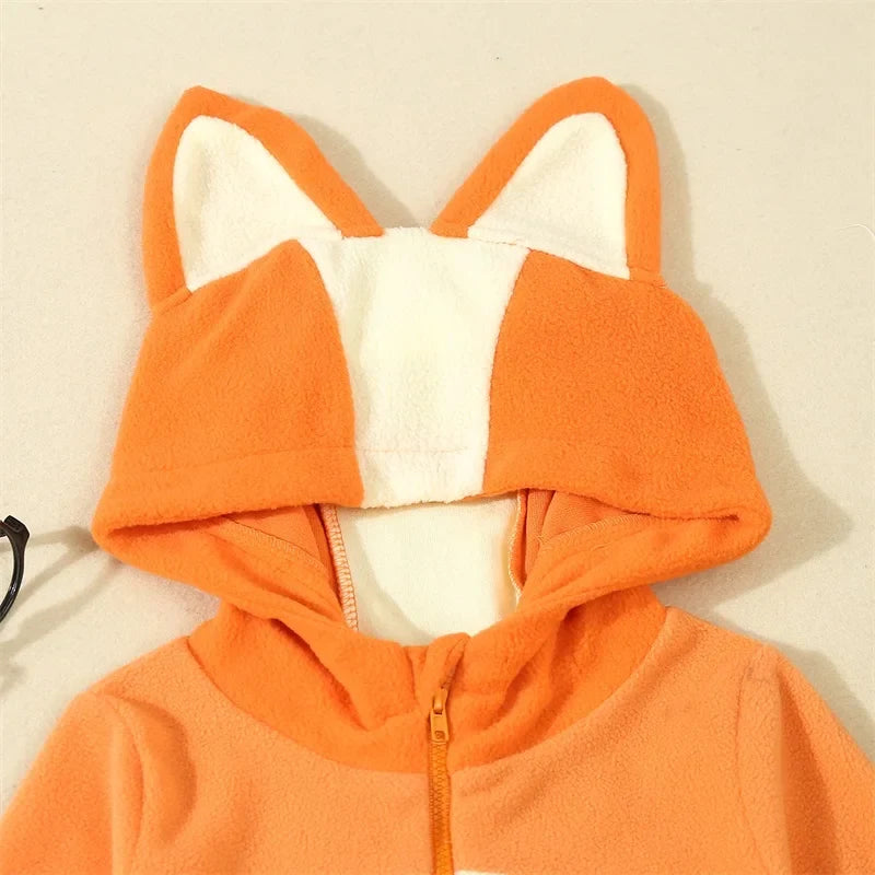 Cartoon Blue Orange Dog Costume for Toddler Baby Boys Girls Halloween