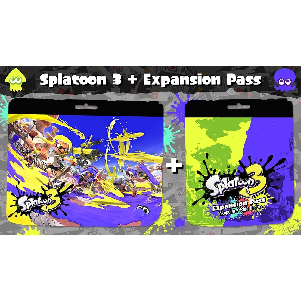 Splatoon 3 Bundle (Game + Expansion Pass) - Nintendo Switch Game Deals  Physical Game Card for Switch Game Console