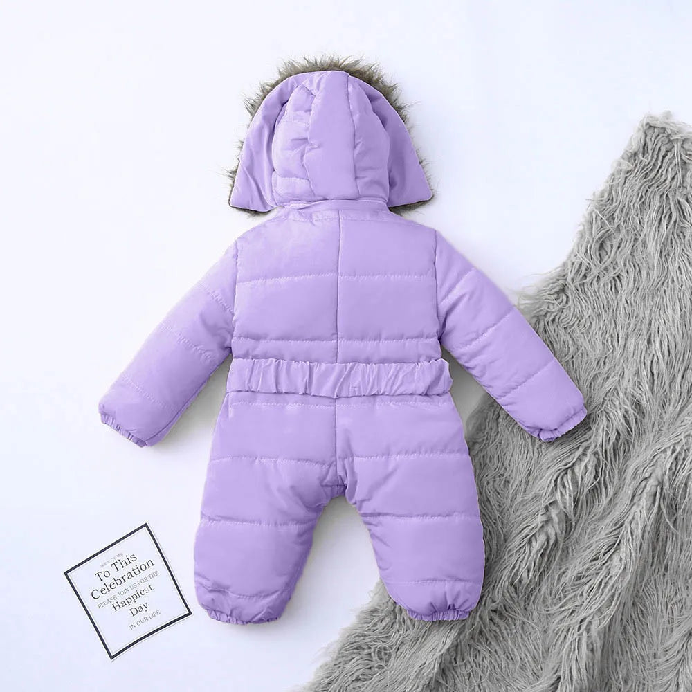 Baby Snowsuit Infant Newborn Clothes Winter Down&Parkas Outwear Jumpsuit For Boys Girls Romper Baby Overalls Christmas Costumes