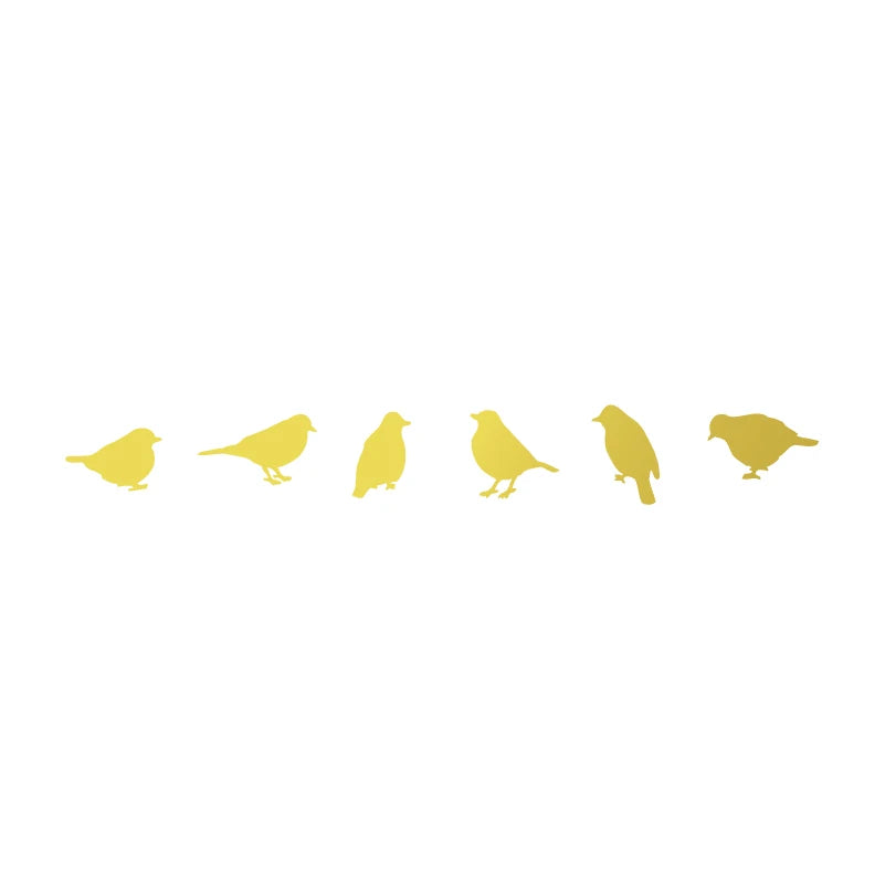 Birds Vinyl Wall Sticker Modern Home Decoration, DIY Creative Bird Decal For Car Window Laptop Decor