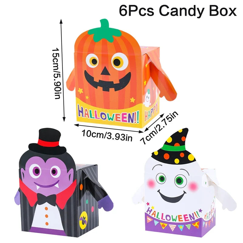 Happy Halloween Banner Bloody Bat Pumpkin Ghost Print Party Backdrop Hanging Banner Halloween Party Decoration For Home