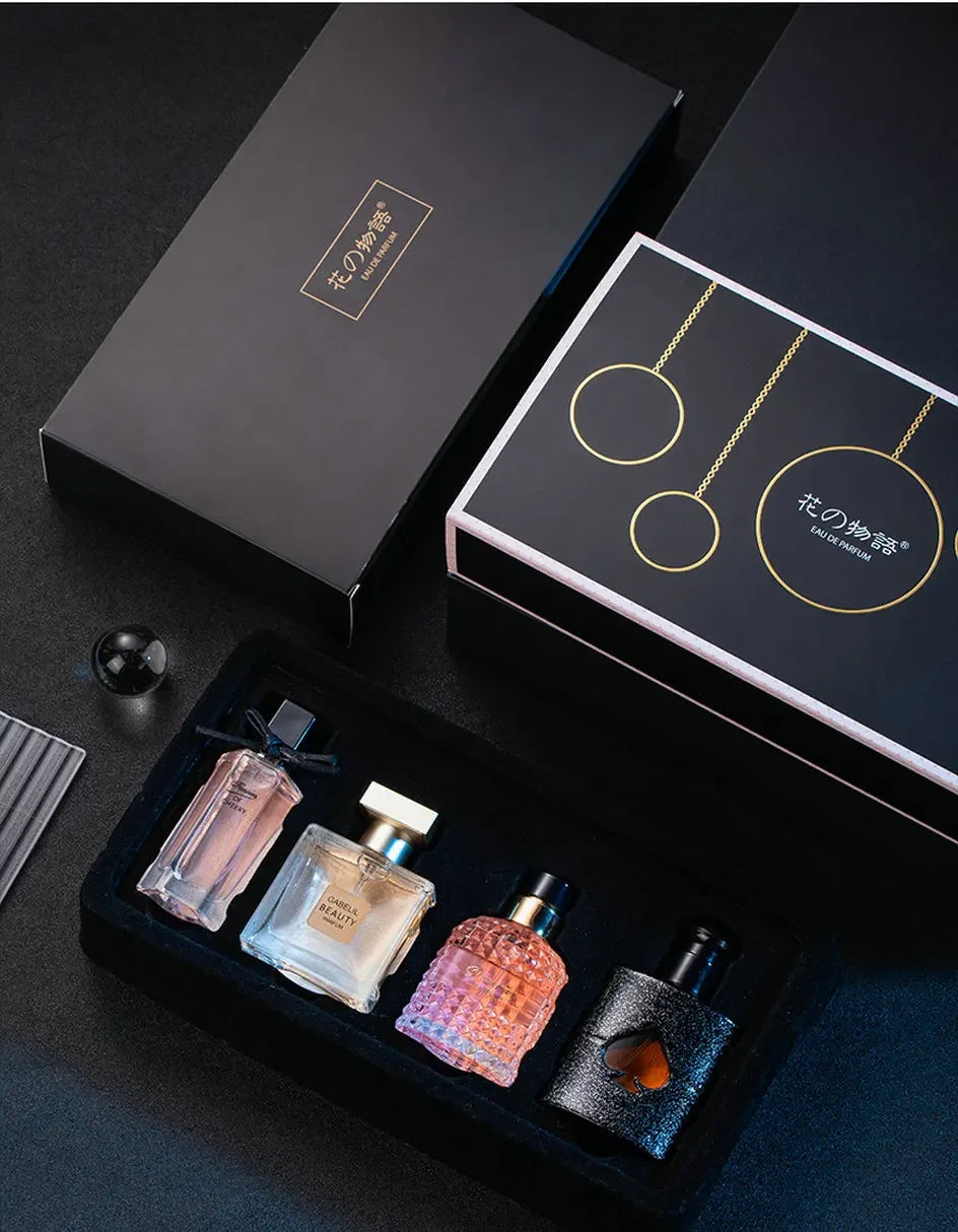 Original Women Perfume 105ml Gift Box Four Piece Set Fresh Lasting Fragrance Eau De Parfum Plant Floral Scent Fresh Духи Женские