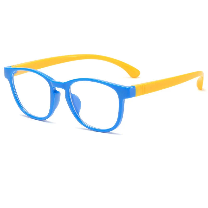 Zilead Kids Computer Glasses Blue Light Blocking Filter Gaming Goggles Silicone Frame Eyeglasses Child Anti-Blue Ray Eyewear