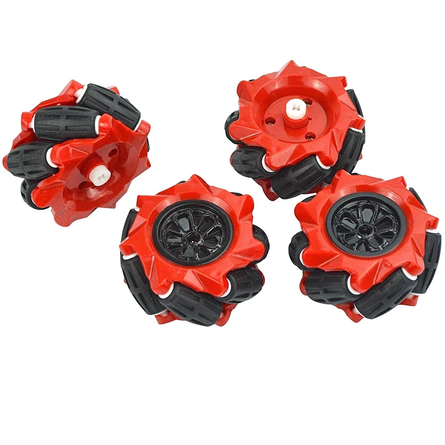Mecanum MOC Technical Universal Omnidirectional for 45544 EV3 Robotics Model Parts DIY Building Blocks Tires Leduo