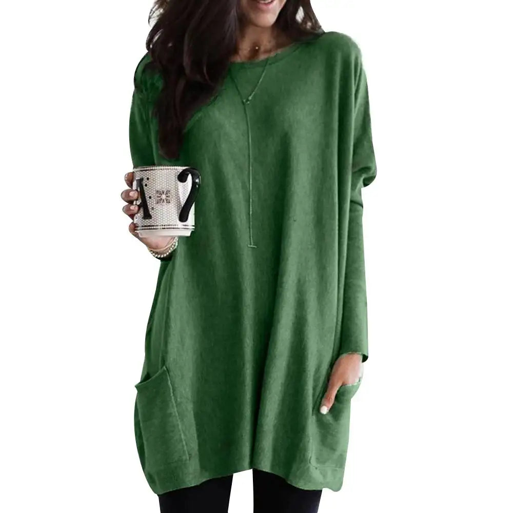 S-5XL Women's Tops 2023 Autumn Winter Long Sleeve Basic T -shirt Tee Casual Oversized Pullover Shirt for Female Y2K Crop Clothes