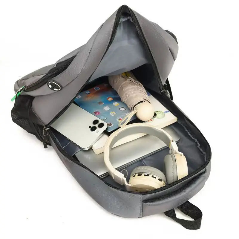 Solar Backpack Outdoor Charging Travel Travel Photovoltaic Backpack Led Lights Backpack Large Capacity Men And Women School Bags