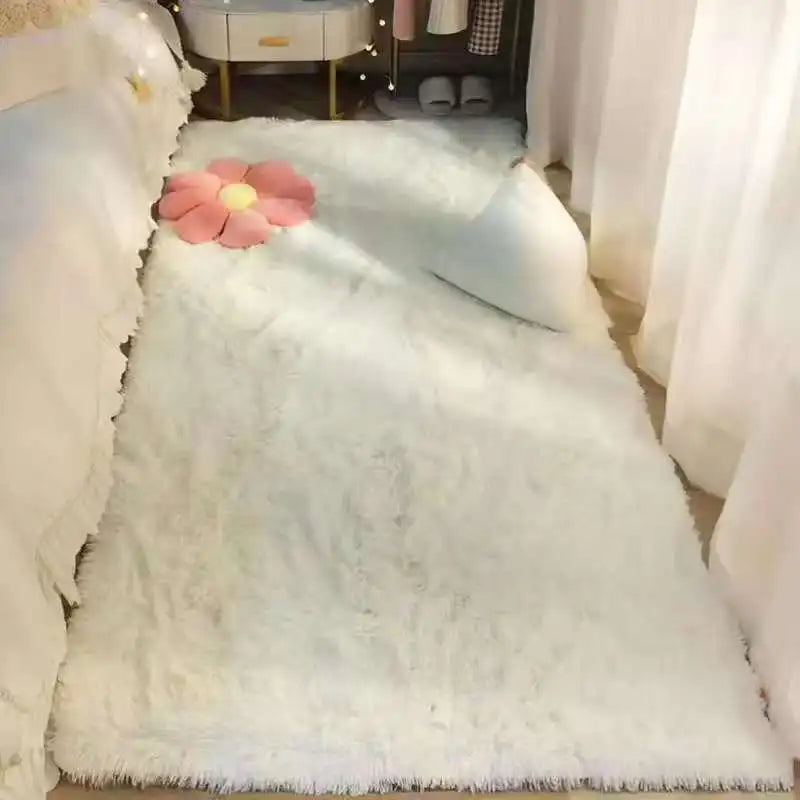 VIKAMA Tie-dyed Fluffy Carpets For Living Room Decor.
