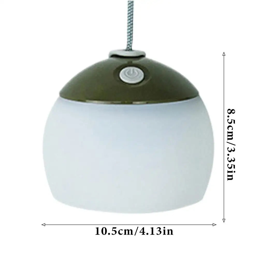 Camping Light With Hook 4 Mode Adjustable LED Tent Light Portable Outdoor Lantern Rechargeable LED Tent Lantern For Fishing Camp