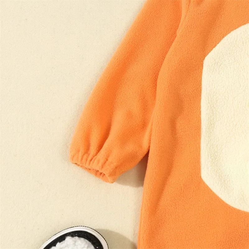 Cartoon Blue Orange Dog Costume for Toddler Baby Boys Girls Halloween