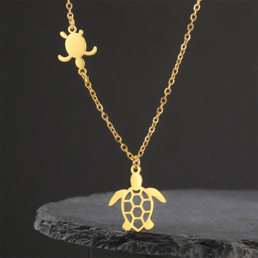 EtherealBe Sea Turtle Pendant Necklace for Women