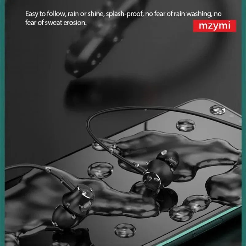MZYMI I35 Neckband Bluetooth Headphones 200 Hour Play Wireless Earphone 9D Sound Sport Headset Waterproof TWS Earbuds For XIAOMI