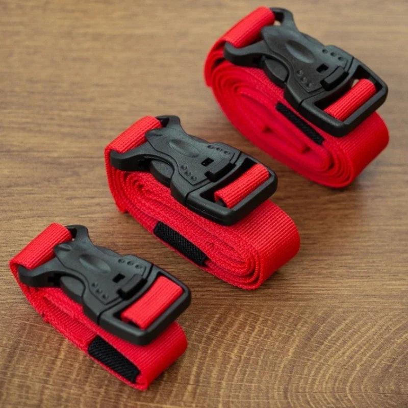 4/2/1pcs Cargo Tie Luggage Lash Belt Strap Buckle Camping Nylon Travel