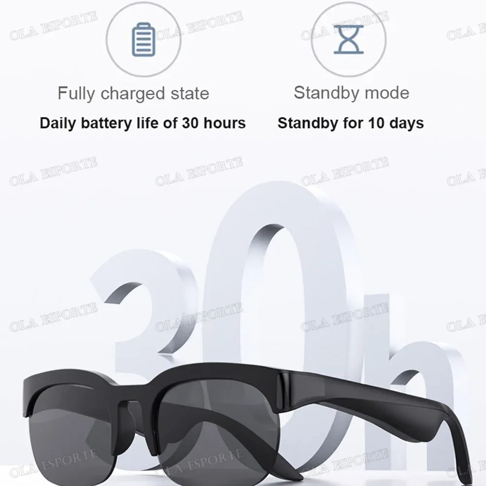 Smart Glasses Men, Women Bluetooth Calling, Music Playback, Outdoor Sports Cycling, UV-proof Sunglasses Smart Audio Glasses.