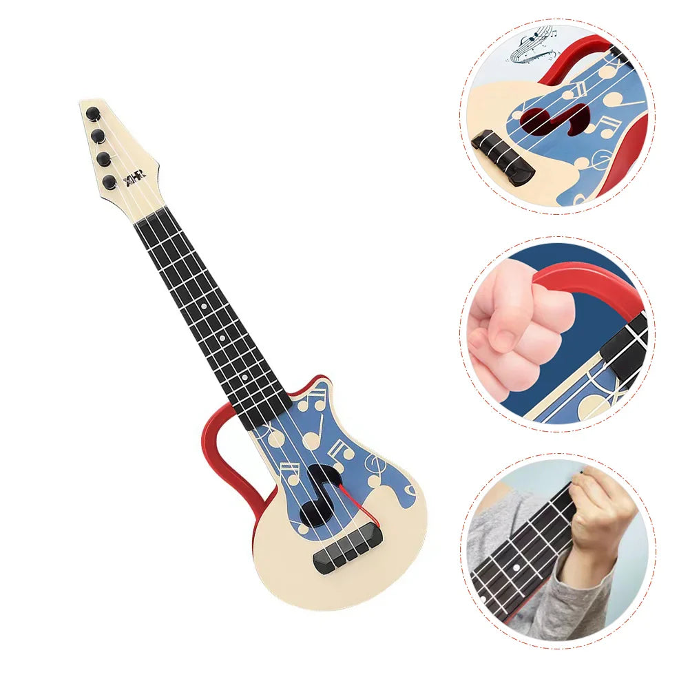 Children's Guitar Simulated Ukulele Beginner for Kid Aldult Chic Kid's Articifical Plastic Funny