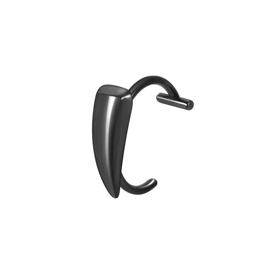 1PC Stainless Steel Fake Nose Ring Hoop Septum Rings Non-Pierced C